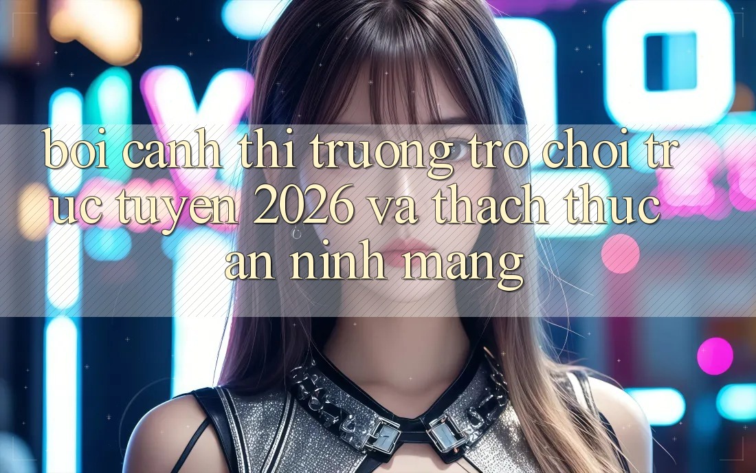 Bối Cảnh Thị Trường Trò chơi trực tuyến 2026 và Thách Thức An ninh Mạng