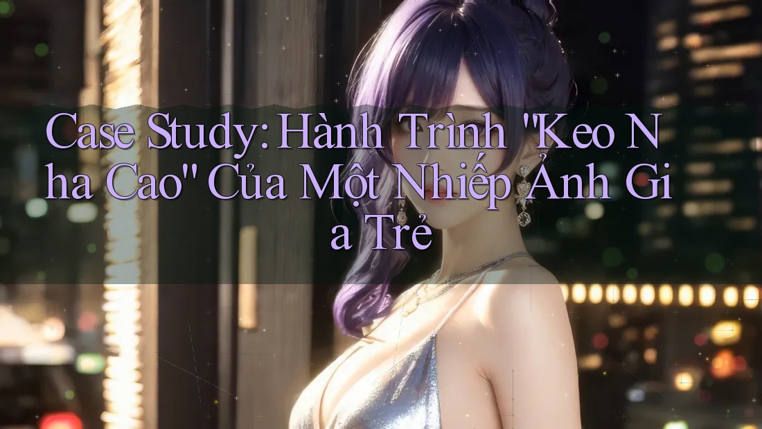 Case Study: Hành Trình “Keo Nha Cao” Của Một Nhiếp Ảnh Gia Trẻ