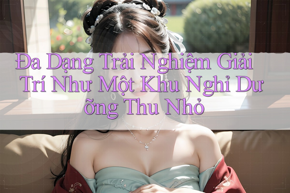 Đa Dạng Trải Nghiệm Giải Trí Như Một Khu Nghỉ Dưỡng Thu Nhỏ