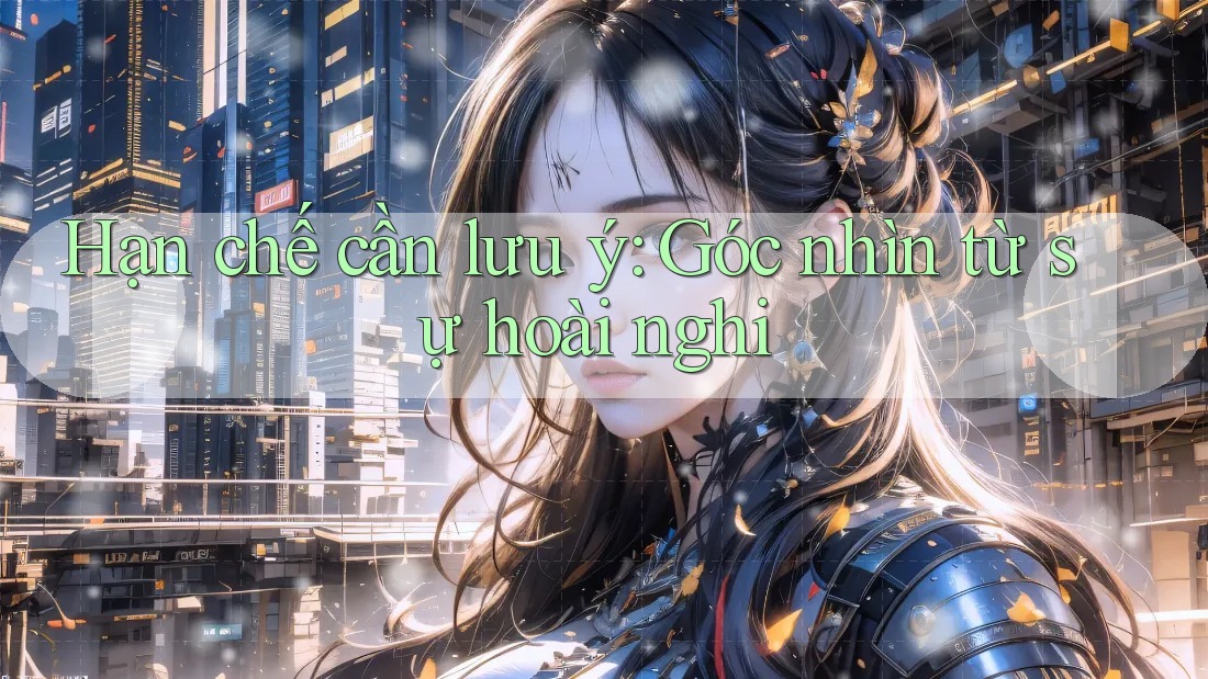 Hạn chế cần lưu ý: Góc nhìn từ sự hoài nghi Hạn chế cần lưu ý: Góc nhìn từ sự hoài nghi