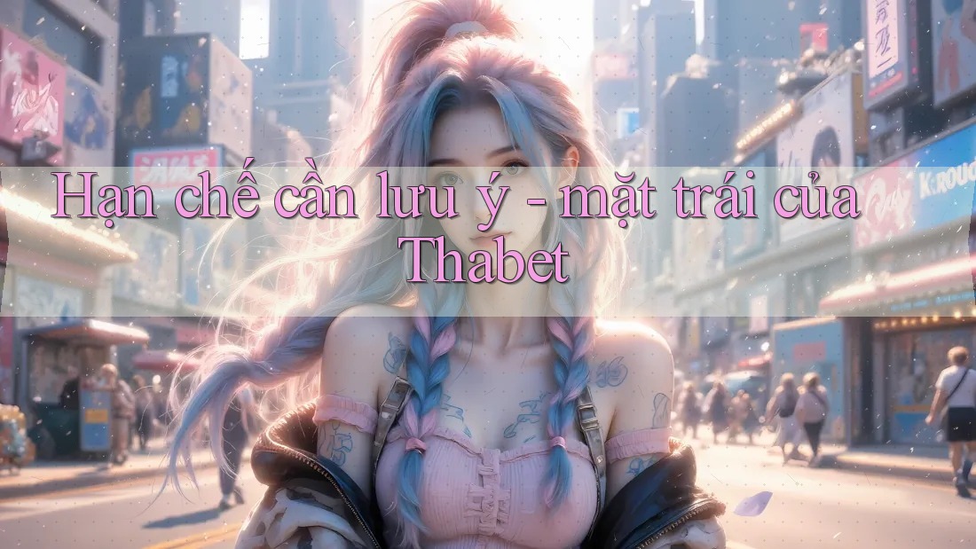 Hạn chế cần lưu ý - mặt trái của Thabet