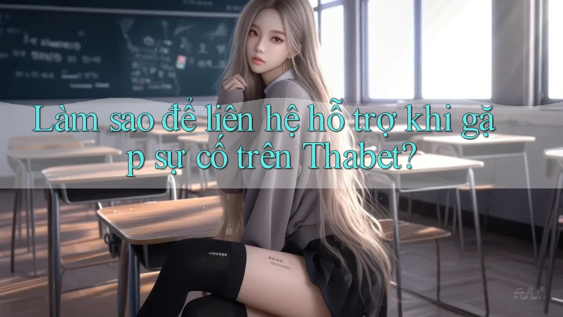 Làm sao để liên hệ hỗ trợ khi gặp sự cố trên Thabet?