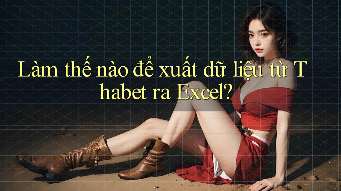 Làm thế nào để xuất dữ liệu từ Thabet ra Excel?