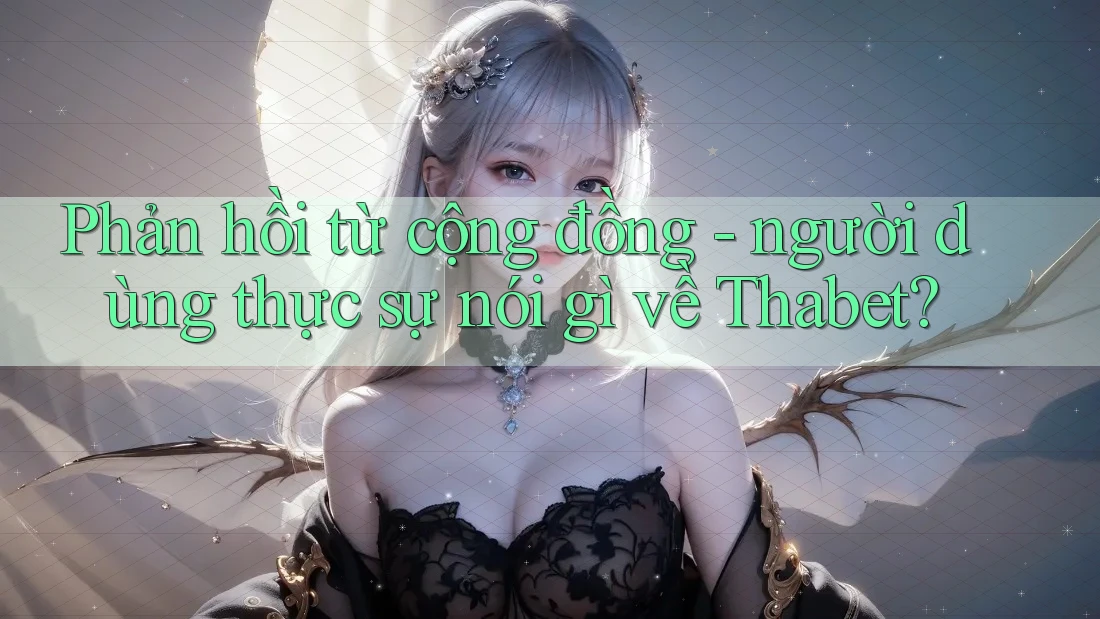 Phản hồi từ cộng đồng - người dùng thực sự nói gì về Thabet?