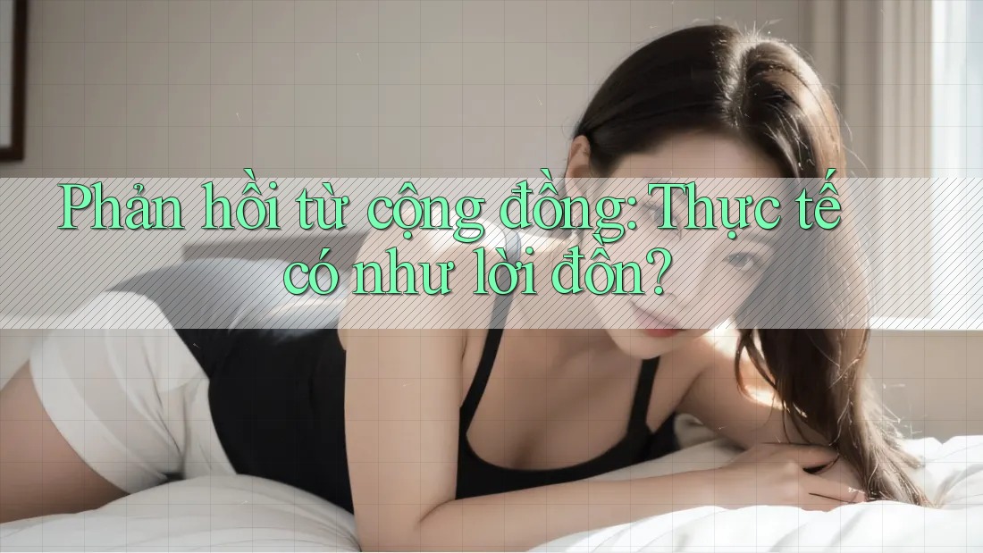 Phản hồi từ cộng đồng: thực tế có như lời đồn?