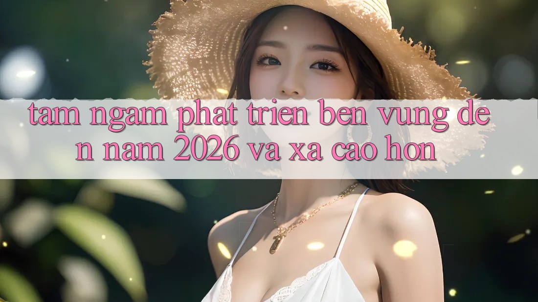 Tầm Ngắm Phát Triển Bền Vững Đến Năm 2026 và Xa Cao hơn