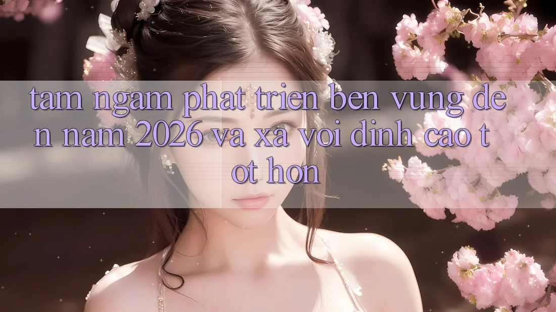 Tầm Ngắm Phát Triển Bền Vững Đến Năm 2026 và Xa vời Đỉnh cao tốt hơn