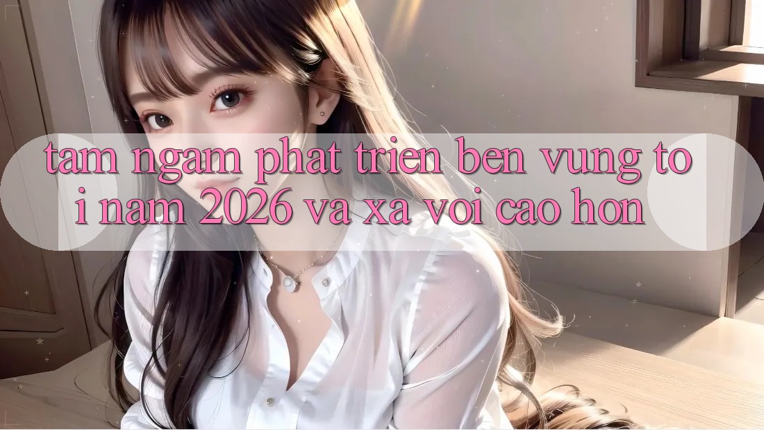 Tầm Ngắm Phát Triển Bền Vững Tới Năm 2026 và Xa vời Cao hơn