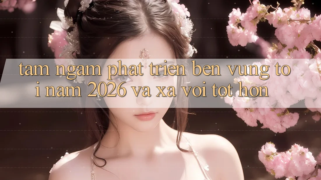 Tầm Ngắm Phát Triển Bền Vững Tới Năm 2026 và Xa vời Tốt hơn