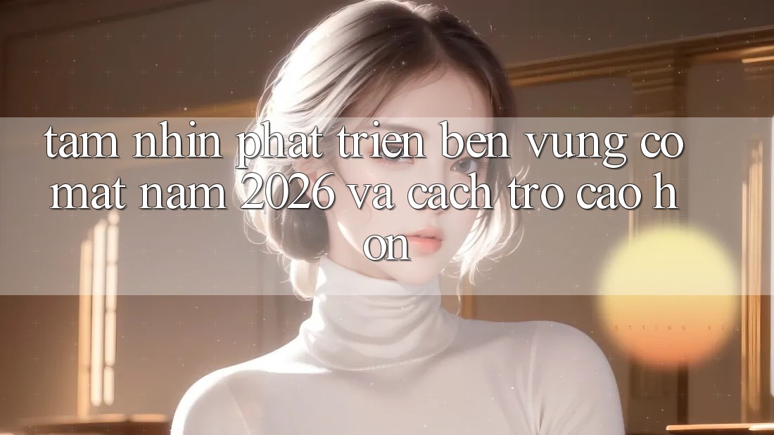 Tầm Nhìn Phát Triển Bền vững Có mặt Năm 2026 và Cách trở Cao hơn