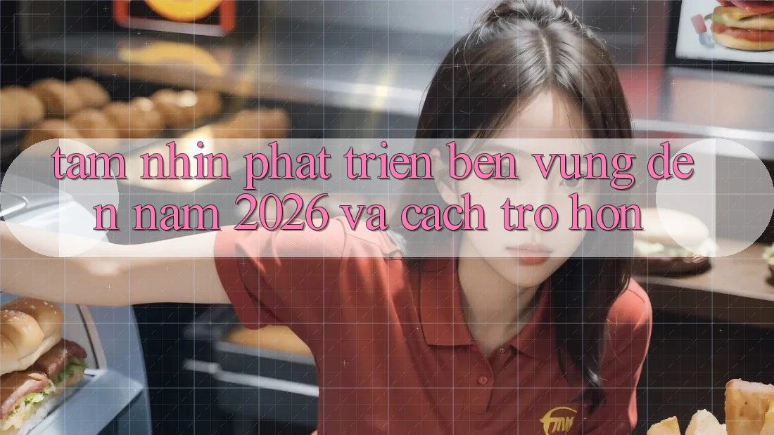 Tầm Nhìn Phát Triển Bền Vững Đến Năm 2026 và Cách trở Hơn