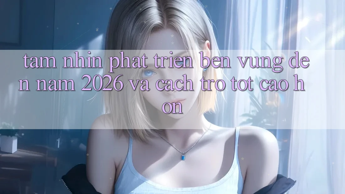 Tầm Nhìn Phát Triển Bền Vững Đến Năm 2026 và Cách trở Tốt cao hơn