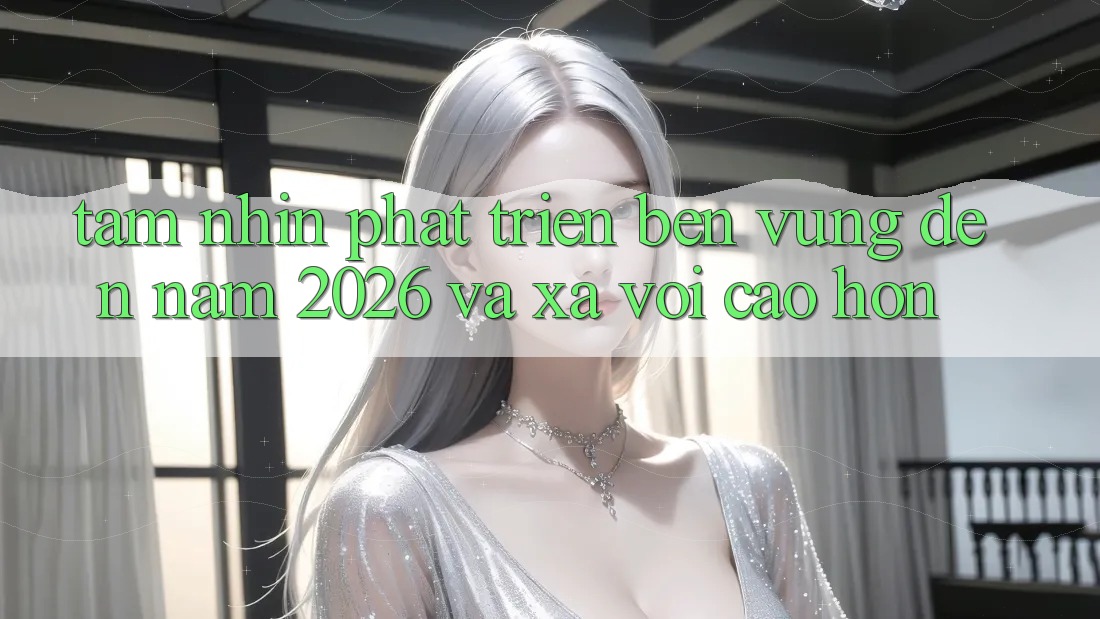 Tầm Nhìn Phát Triển Bền Vững Đến Năm 2026 và Xa vời Cao hơn Tầm Nhìn Phát Triển Bền Vững Đến Năm 2026 và Xa vời Cao hơn