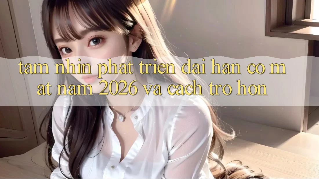Tầm Nhìn Phát Triển Dài hạn Có mặt Năm 2026 và Cách trở Hơn