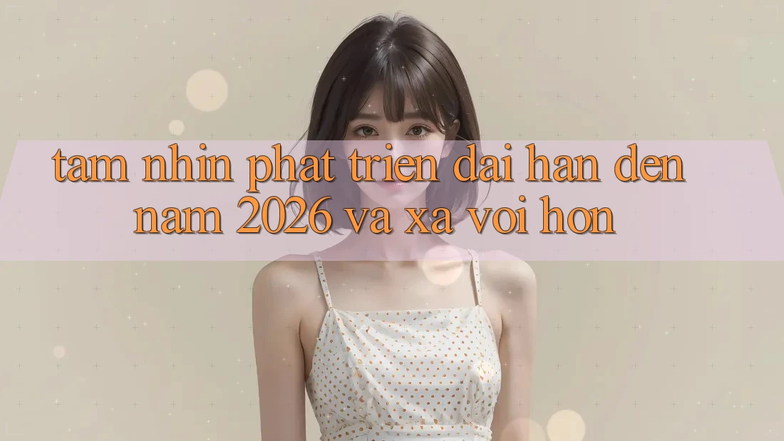 Tầm Nhìn Phát Triển Dài hạn Đến Năm 2026 và Xa vời Hơn