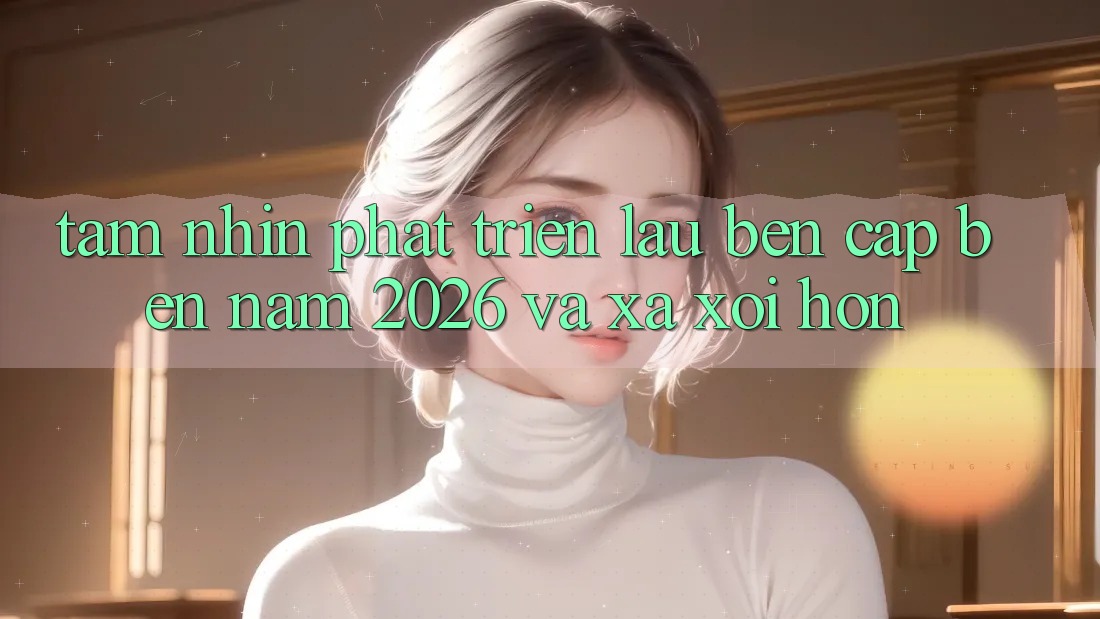 Tầm Nhìn Phát Triển Lâu bền Cập bến Năm 2026 và Xa xôi Hơn