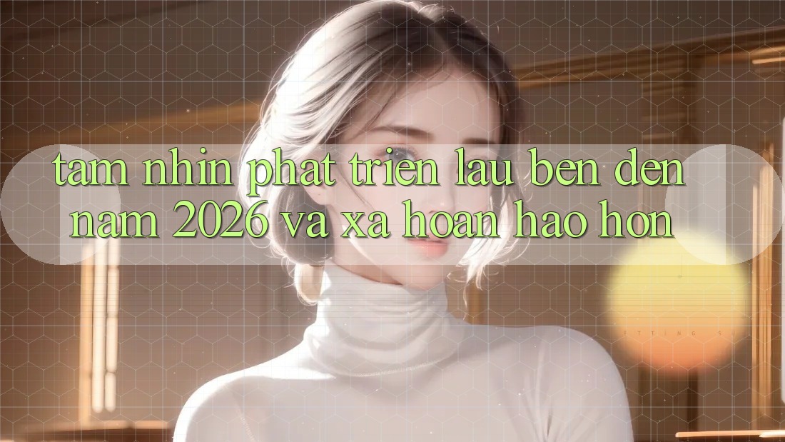 Tầm Nhìn Phát Triển Lâu bền Đến Năm 2026 và Xa Hoàn hảo hơn