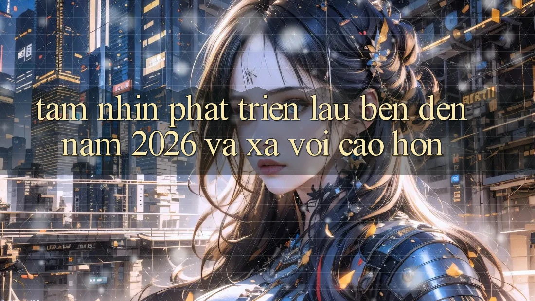 Tầm Nhìn Phát Triển Lâu bền Đến Năm 2026 và Xa vời Cao hơn