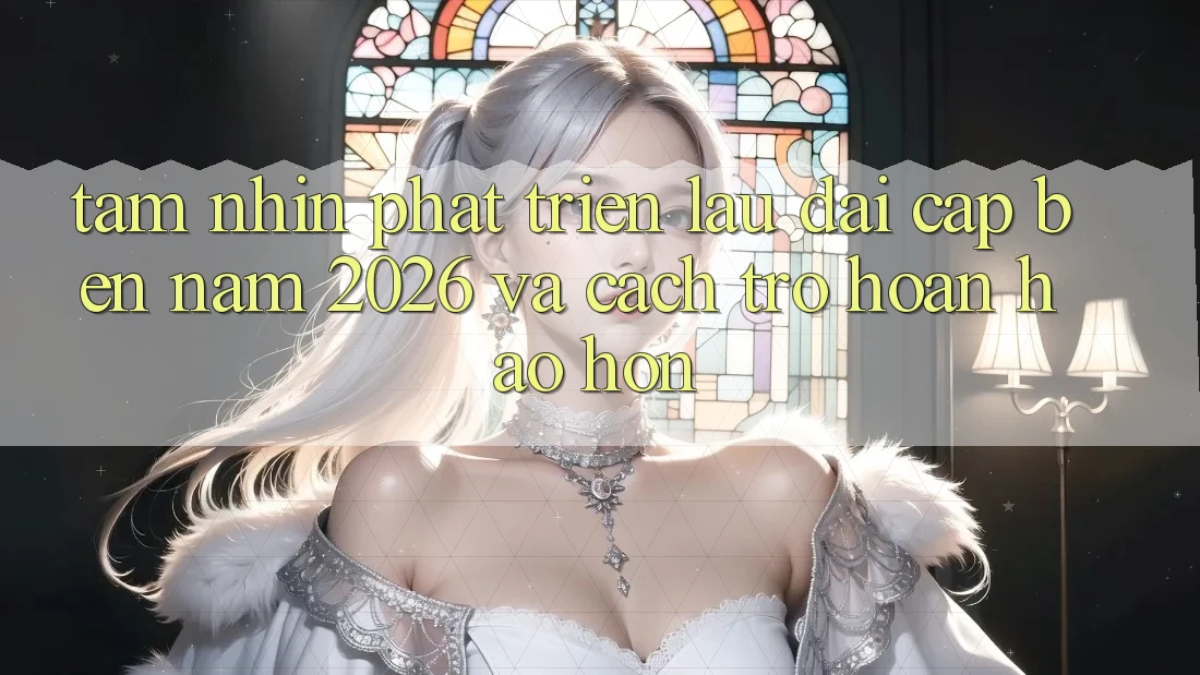 Tầm Nhìn Phát Triển Lâu dài Cập bến Năm 2026 và Cách trở Hoàn hảo hơn