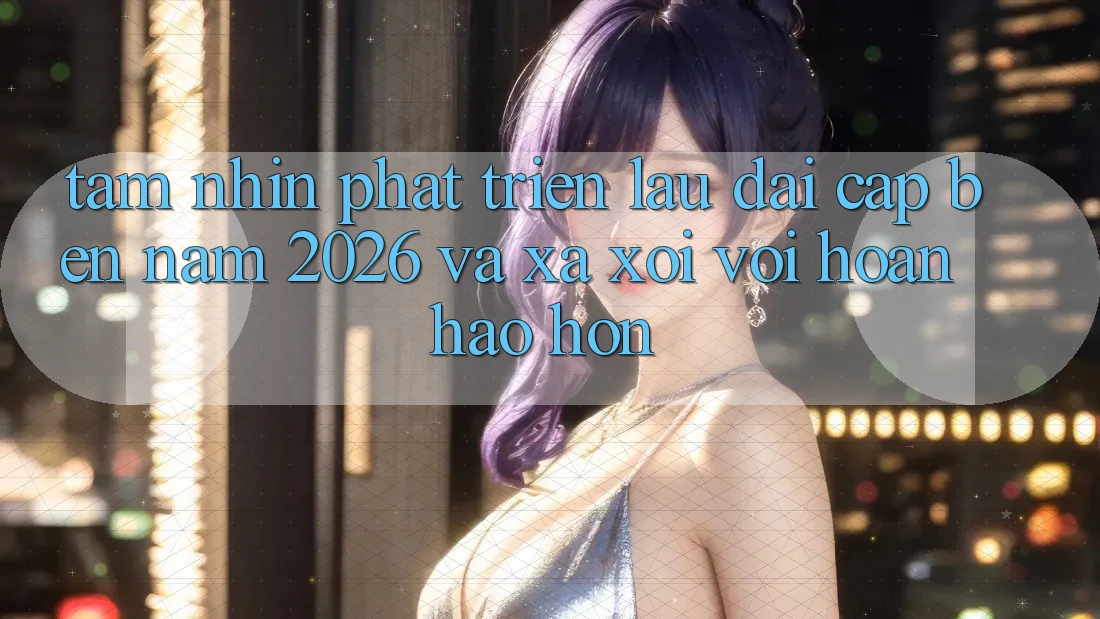 Tầm Nhìn Phát Triển Lâu dài Cập bến Năm 2026 và Xa xôi vời Hoàn hảo hơn Tầm Nhìn Phát Triển Lâu dài Cập bến Năm 2026 và Xa xôi vời Hoàn hảo hơn