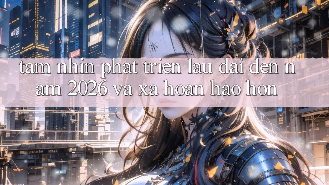 Tầm Nhìn Phát Triển Lâu dài Đến Năm 2026 và Xa Hoàn hảo hơn