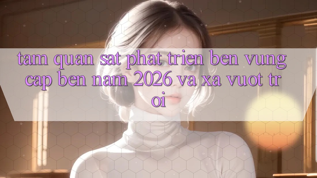 Tầm Quan sát Phát Triển Bền vững Cập bến Năm 2026 và Xa Vượt trội