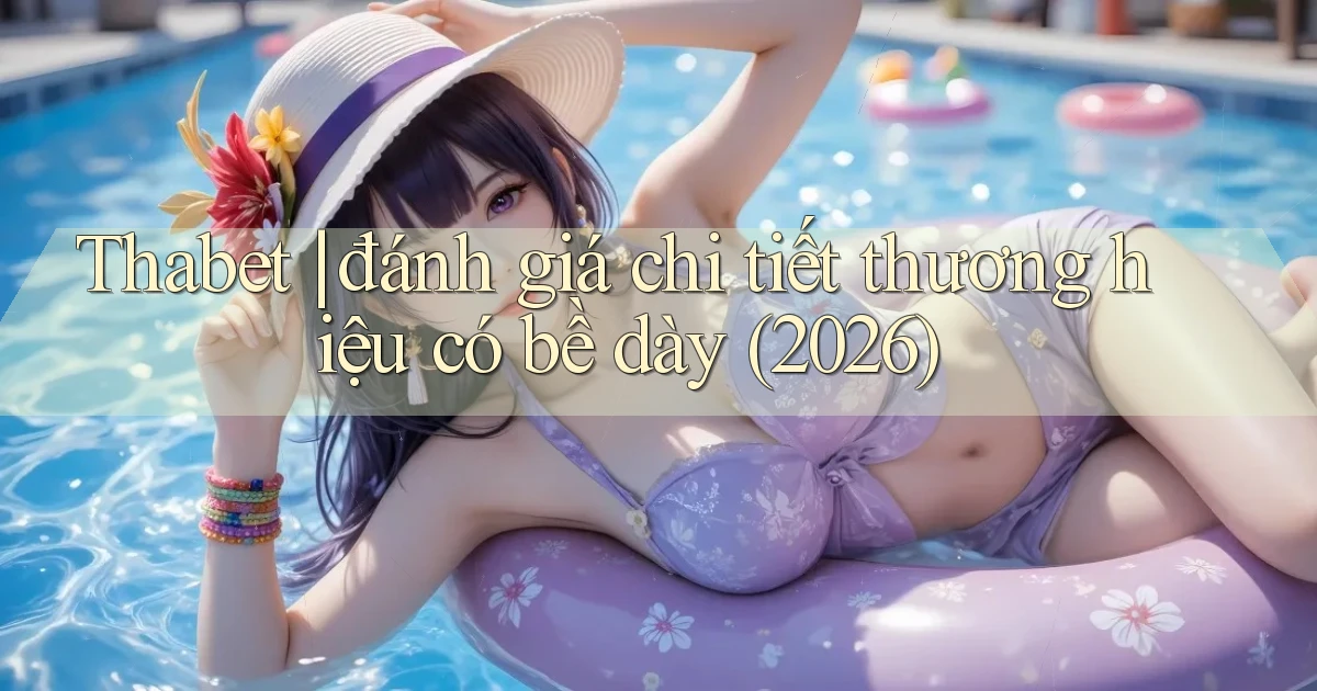 Thabet đánh giá chi tiết thương hiệu có bề dày (2026)