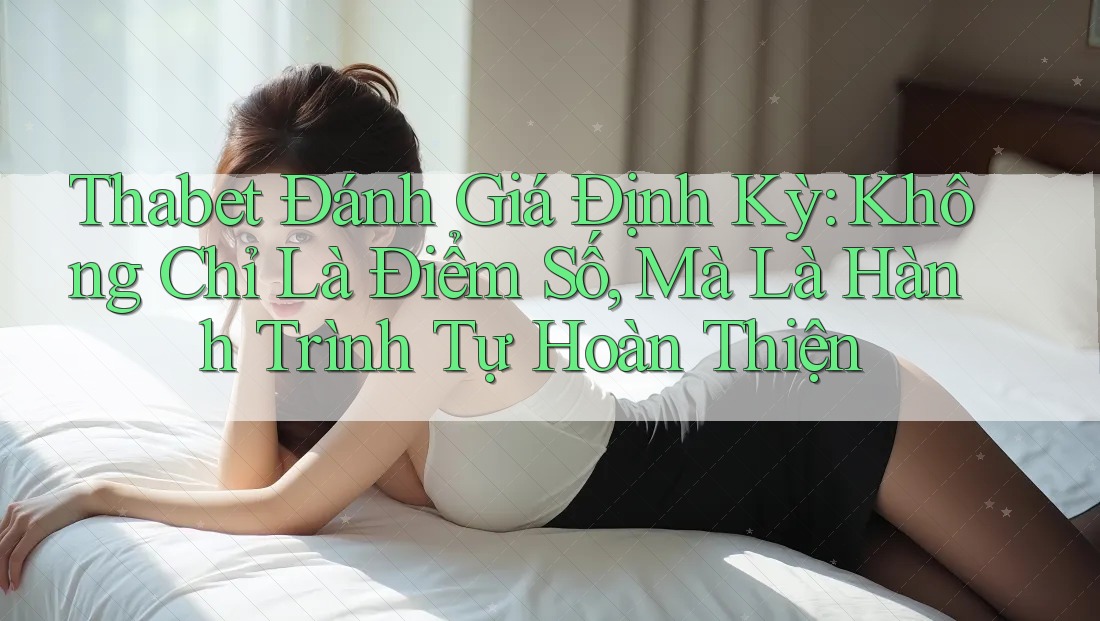 Thabet Đánh Giá Định Kỳ: Không Chỉ Là Điểm Số, Mà Là Hành Trình Tự Hoàn Thiện