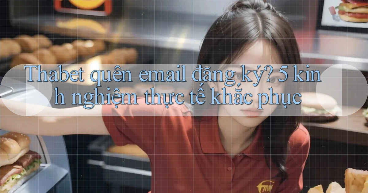 thabet quên email đăng ký 5 kinh nghiệm thực tế khắc phục