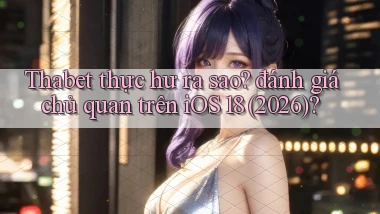 Thabet thực hư ra sao đánh giá chủ quan trên iOS 18 (2026)