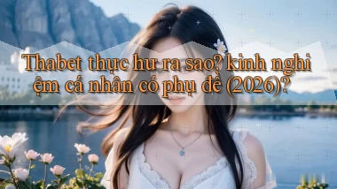 Thabet thực hư ra sao kinh nghiệm cá nhân có phụ đề (2026)
