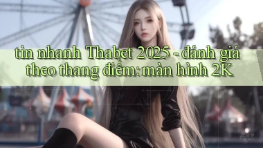 tin nhanh Thabet 2025   đánh giá theo thang điểm màn hình 2K