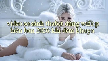 video so sánh thabet dùng wifi phiên bản 2026 khi đêm khuya