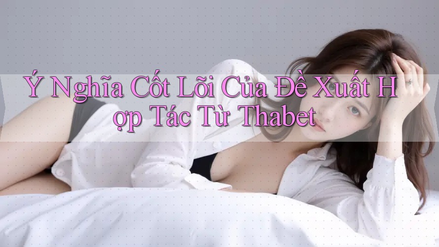 Ý Nghĩa Cốt Lõi Của Đề Xuất Hợp Tác Từ Thabet